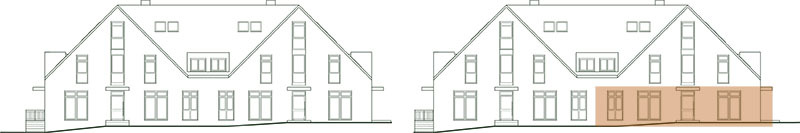 Frontansicht Wohnung 4