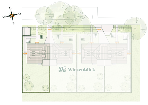 Frontansicht Wohnung 1
