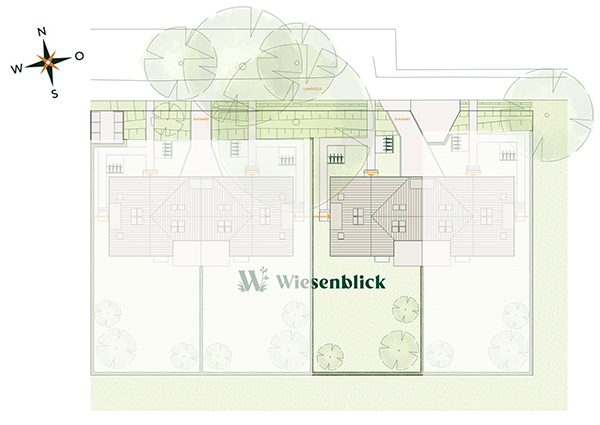 Frontansicht Wohnung 3