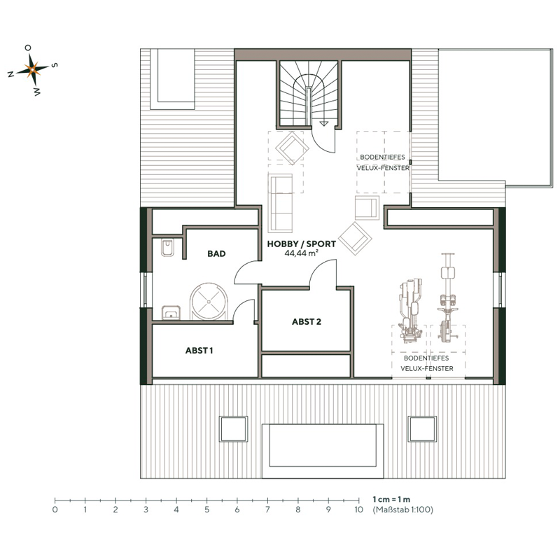 Grundriss Wohnung 3