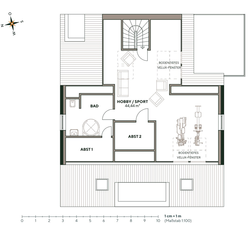 Grundriss Wohnung 3